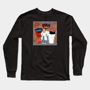 Aqua Teen Sopranos Force Long Sleeve T-Shirt